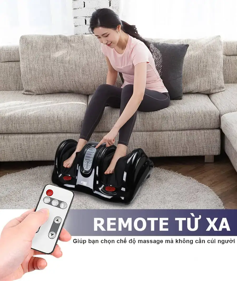 Máy massage chân hồng ngoại Fuki Nhật Bản FK-6811(màu đen) 3