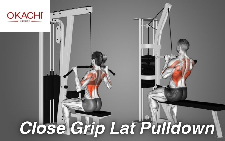 Những bài tập xô Close Grip Lat Pulldown