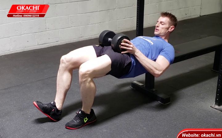 Bài tập Dumbbell Hip Thrust