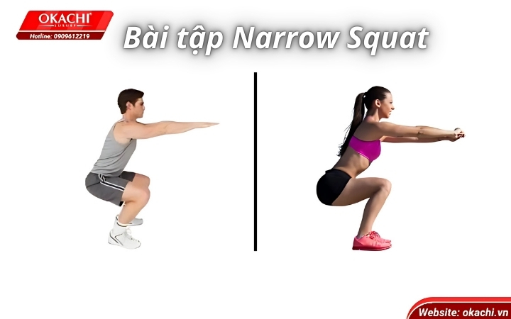 Bài tập Narrow Squat
