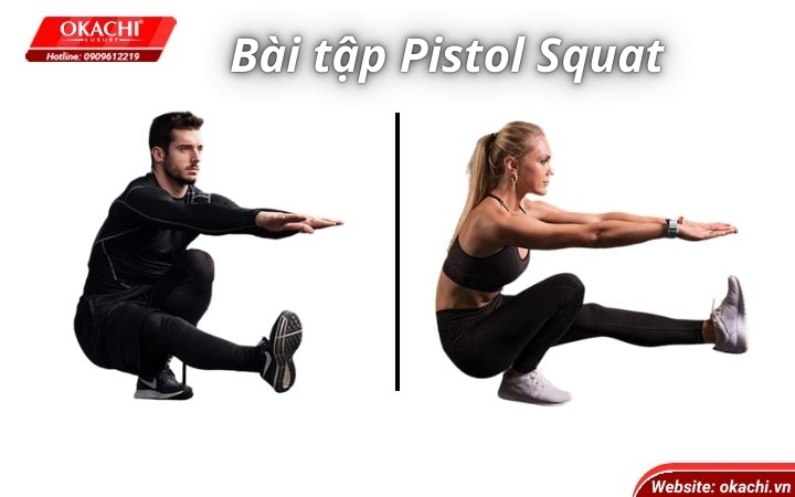 Bài tập pistol Squat