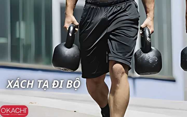 Bài tập cơ liên sườn xách tạ đi bộ