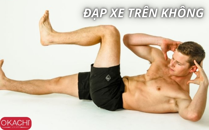 Bài tập cơ liên sườn đạp xe trên không