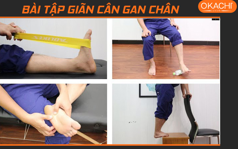 Bài tập giãn cân gan chân