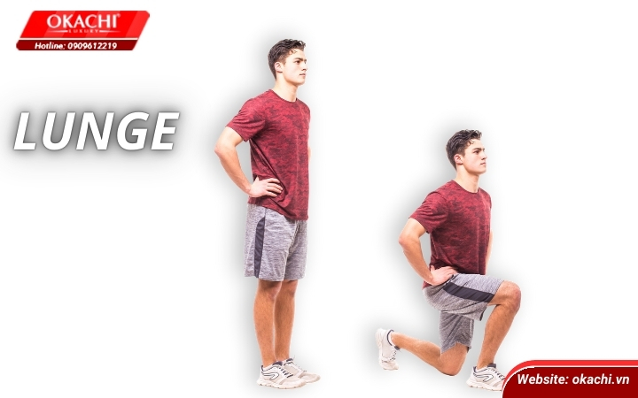 Bài tập Lunges tốt cho mông 