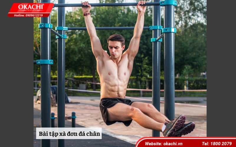 Bài tập xà đơn đá chân