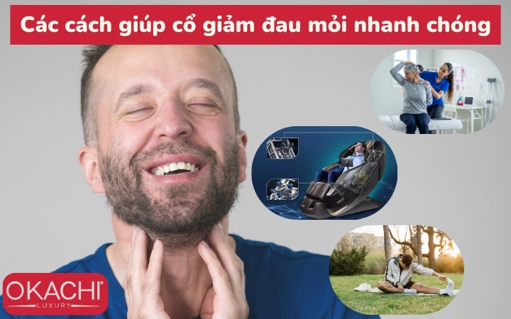Các cách giúp cổ giảm đau mỏi nhanh chóng