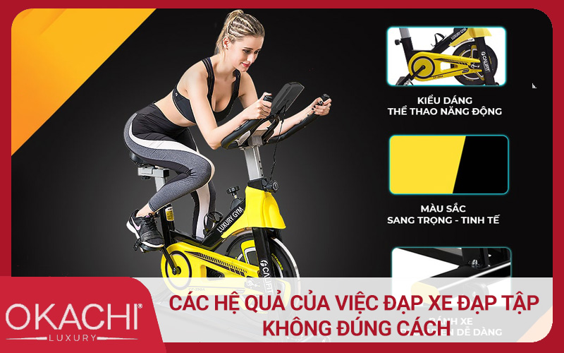 Các hệ quả của việc đạp xe không đúng cách 