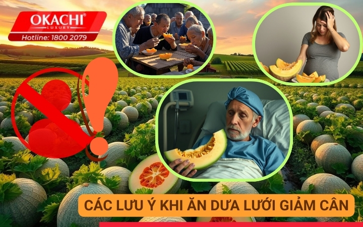 Các lưu ý khi ăn dưa lưới giảm cân