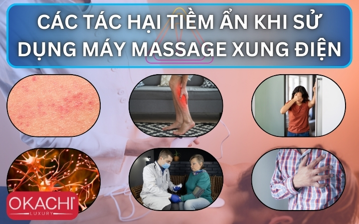 Các Tác Hại Tiềm Ẩn Khi Sử Dụng Máy Massage Xung Điện 