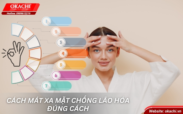 Cách mát xa mặt chống lão hóa đúng cách