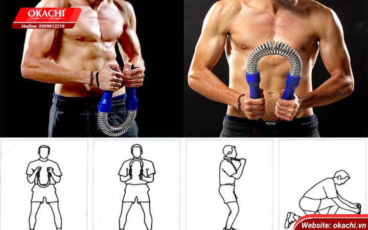 cách sử dụng gậy bẻ tập cơ tay hiểu quả