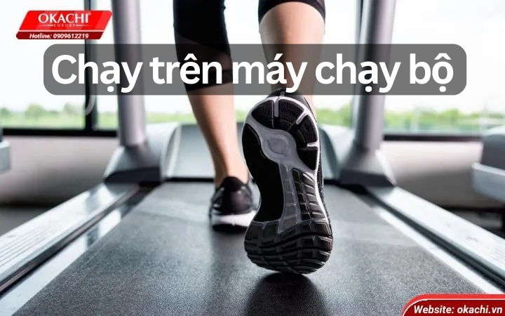 giày chạy trên máy chạy bộ