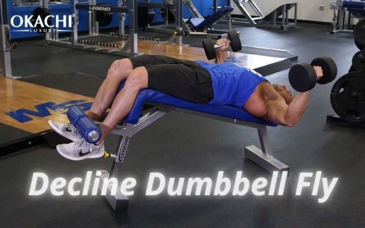 Bài tập ngực dưới hiệu quả Decline Dumbbell Fly