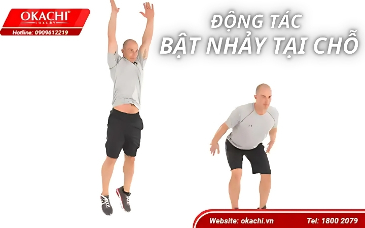 Động tác bật nhảy tại chỗ