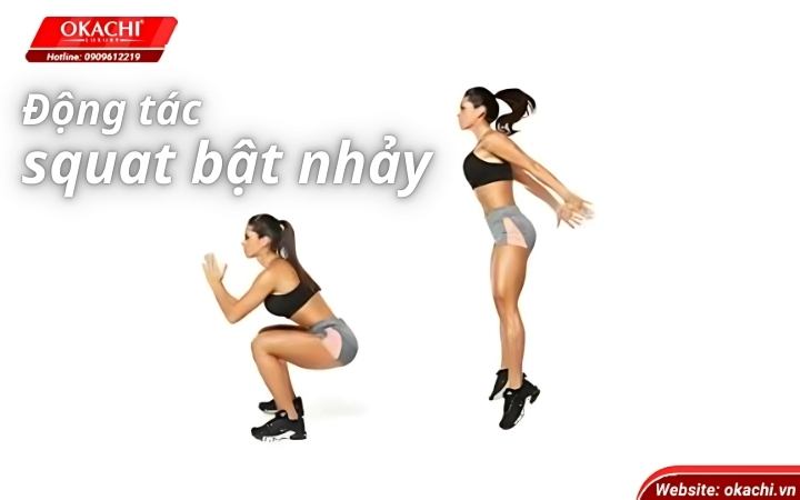 Squat bật nhảy