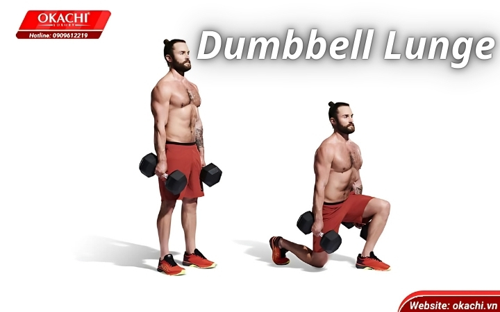 Dumbbell Lunge.