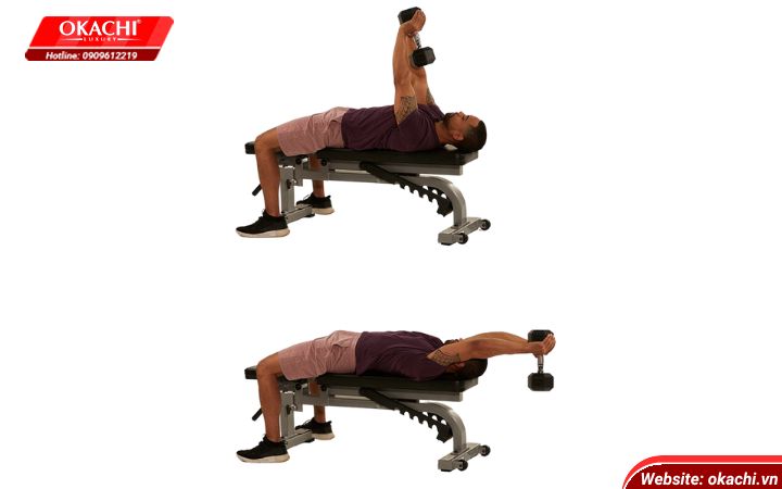 Bài tập Dumbbell Pullover 