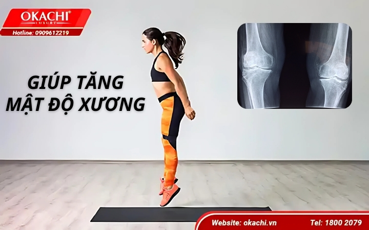 Bài tập bật cao giúp tăng mật độ xương