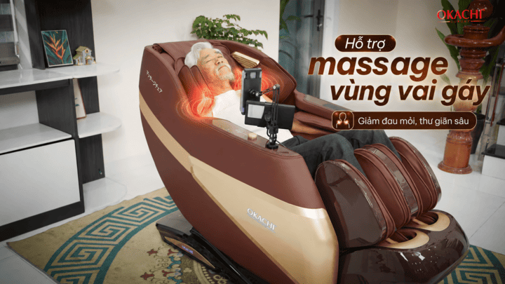 ghế massage có giúp giảm đau vai gáy