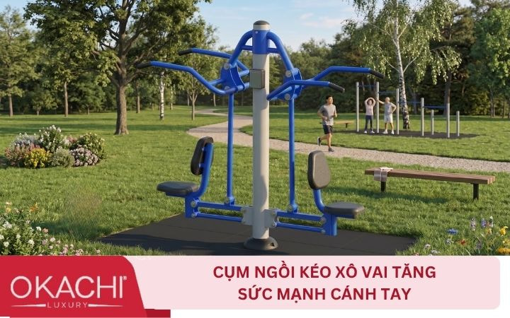 Cụm ngồi kéo xô vai tăng sức mạnh cánh tay