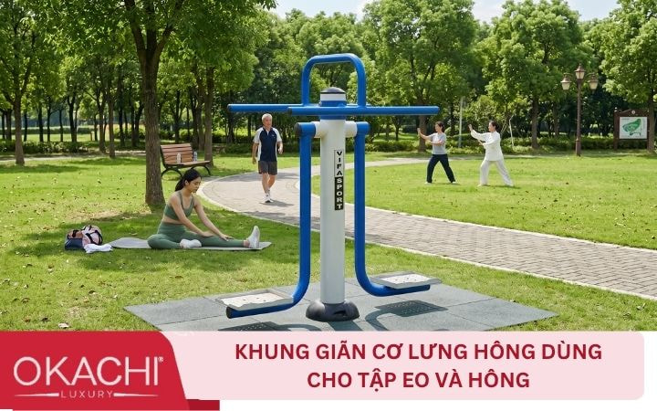Khung giãn cơ lưng hông dùng cho tập eo và hông