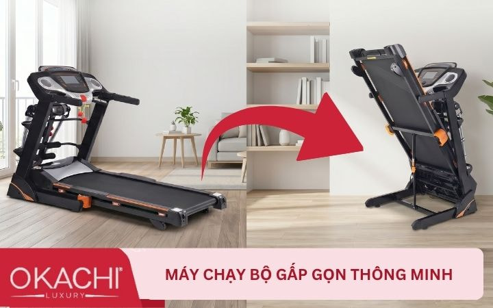 Máy chạy bộ gấp gọn thông minh