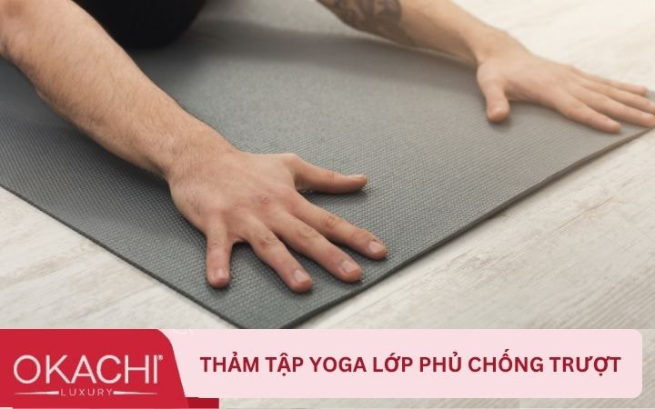 Thảm tập yoga lớp phủ chống trượt