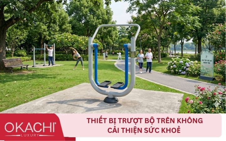 Thiết bị trượt bộ trên không cải thiện sức khoẻ