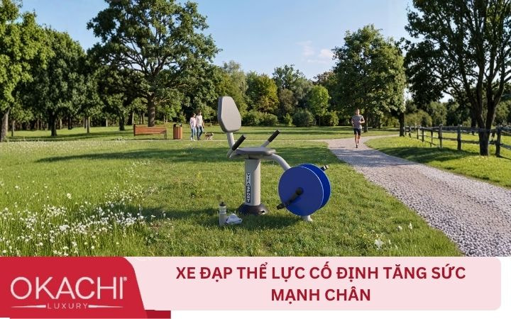  Xe đạp thể lực cố định tăng sức mạnh chân