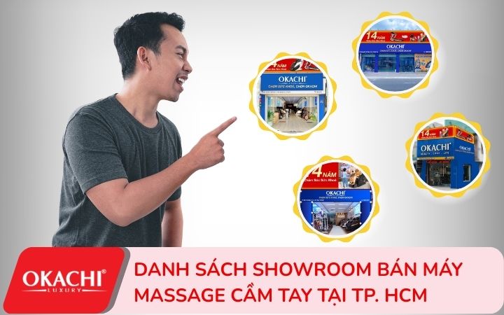Danh sách Showroom bán máy massage cầm tay tại TP. HCM