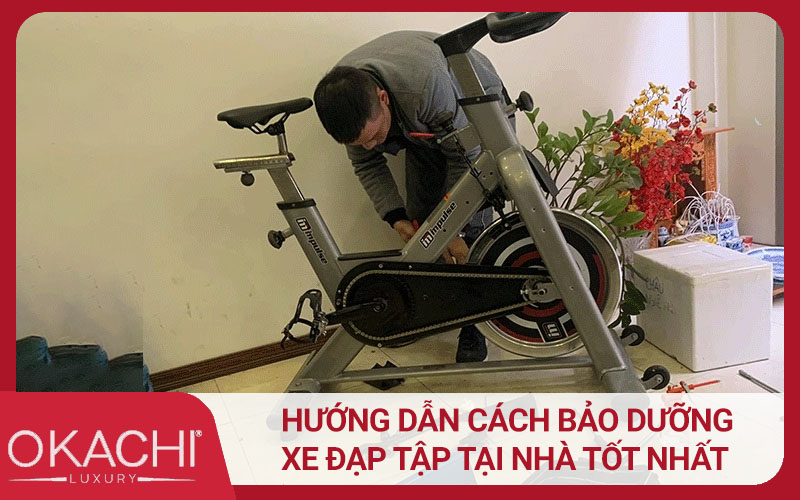 huong dan cach bao duong xe dap tap tai nha