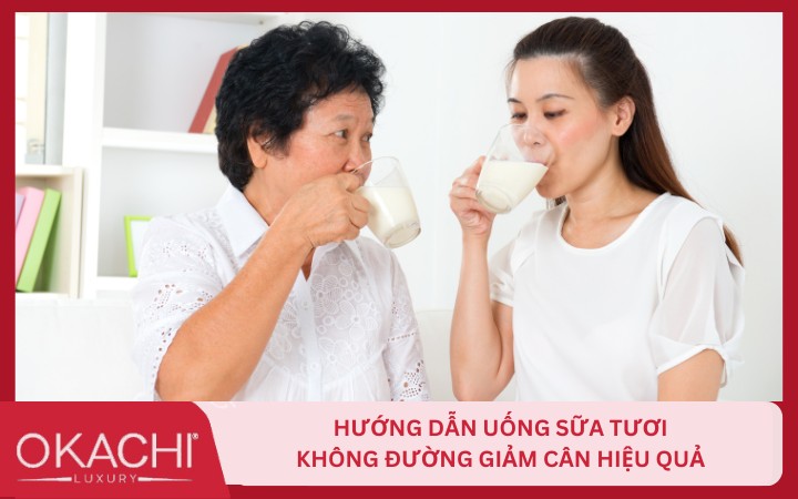 Huong dan uong sua tuoi khong duong giam can hieu qua