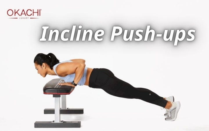 Bài tập ngực dưới tại nhà Incline Push-ups
