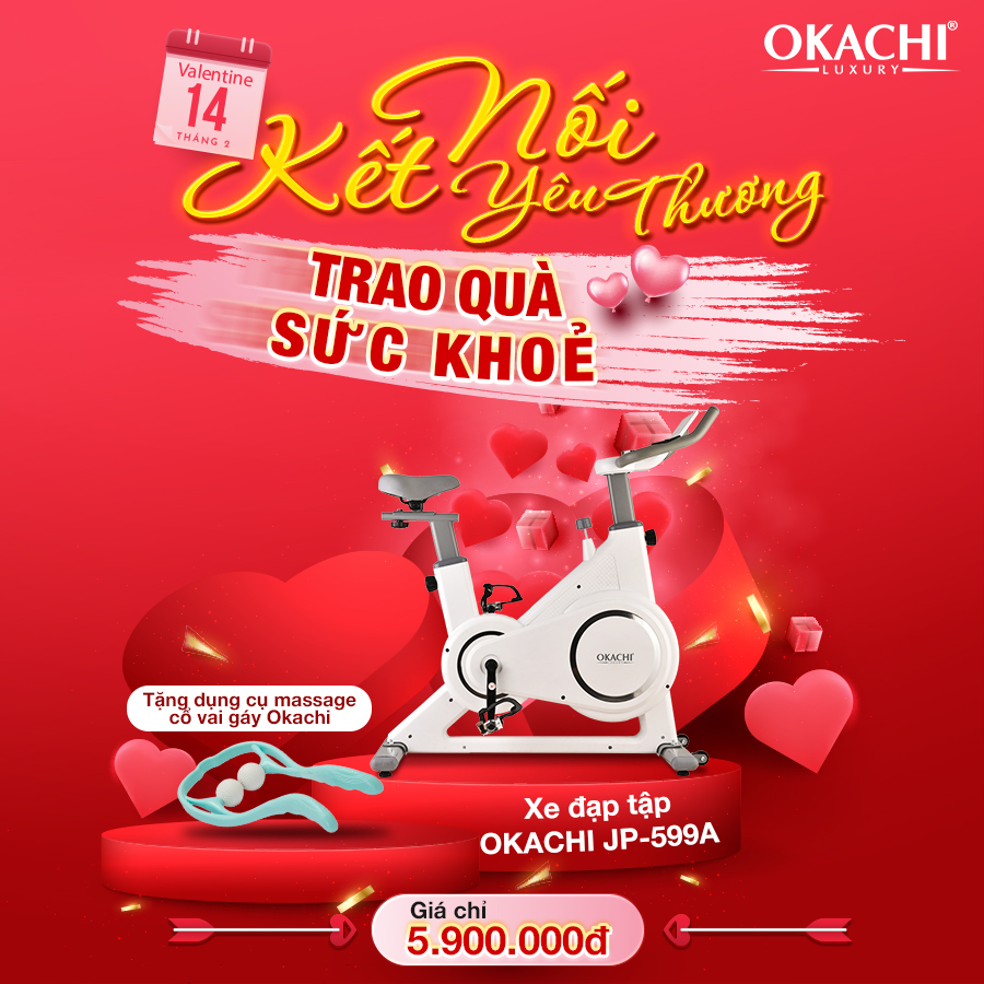 Xe đạp tập thể dục OKACHI JP-599A