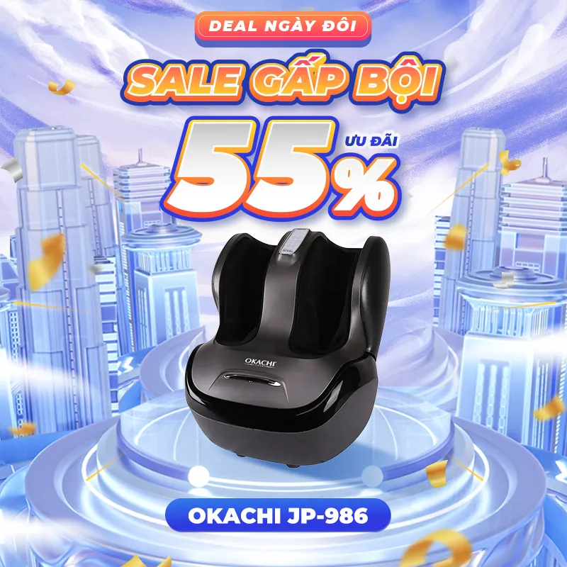 Máy massage chân và bắp chân OKACHI JP-986