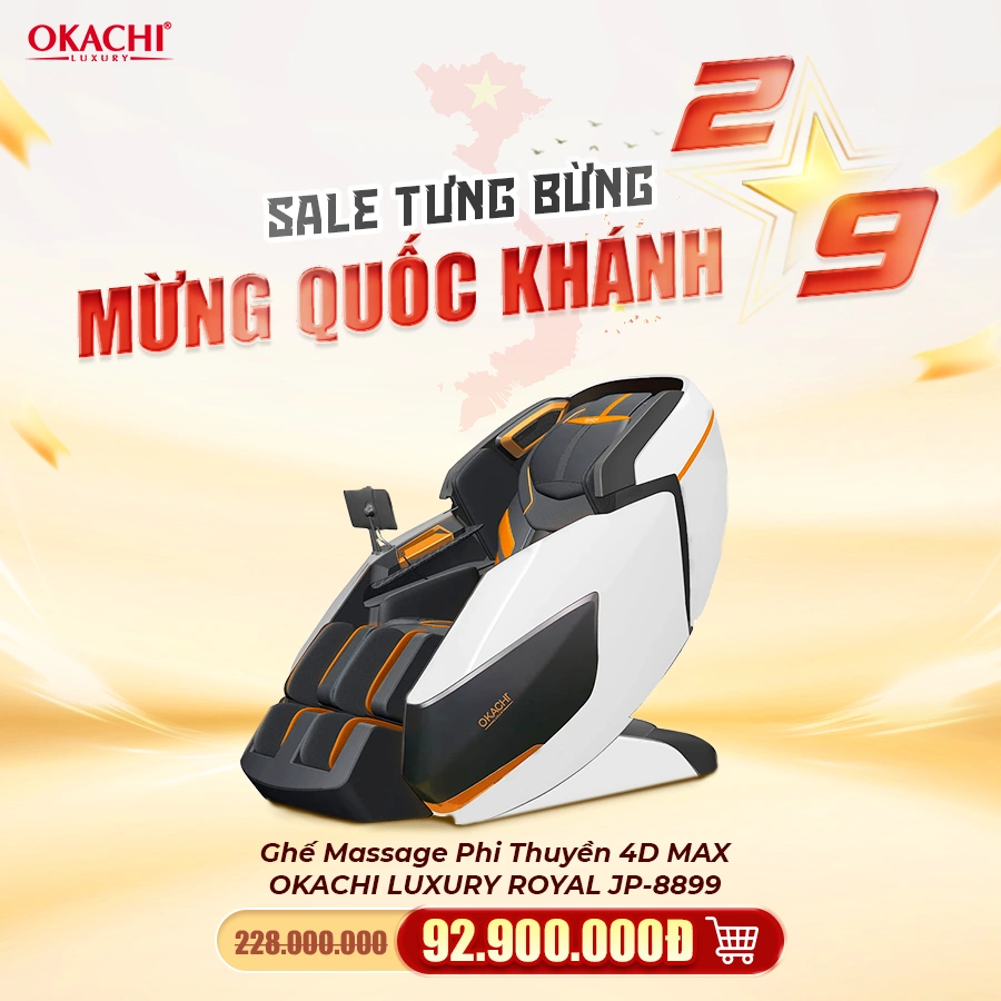 Ghế massage phi thuyền Okachi