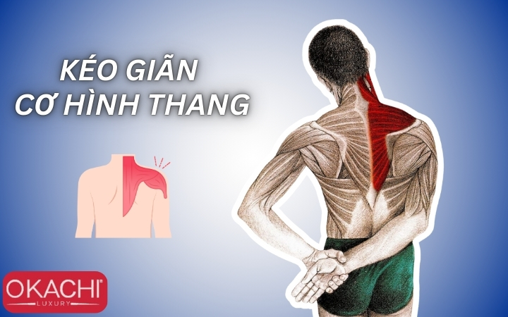 Kéo giãn cơ hình thang giảm đau cổ vai hiệu quả