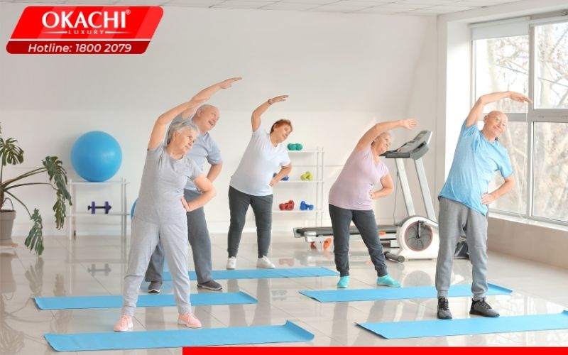 Kết hợp vận động các bài tập thể dục khác