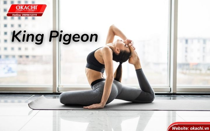 tư thế chim bồ câu King Pigeon 
