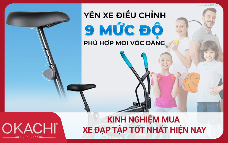 Kinh nghiệm mua xe đạp tập tốt nhất hiện nay