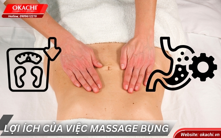 lợi ích khi massage bụng
