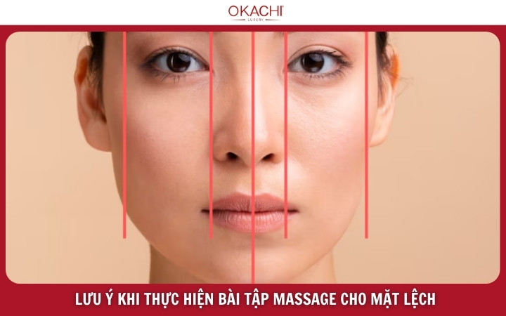 luu y khi thuc hien bai tap massage cho mat lech