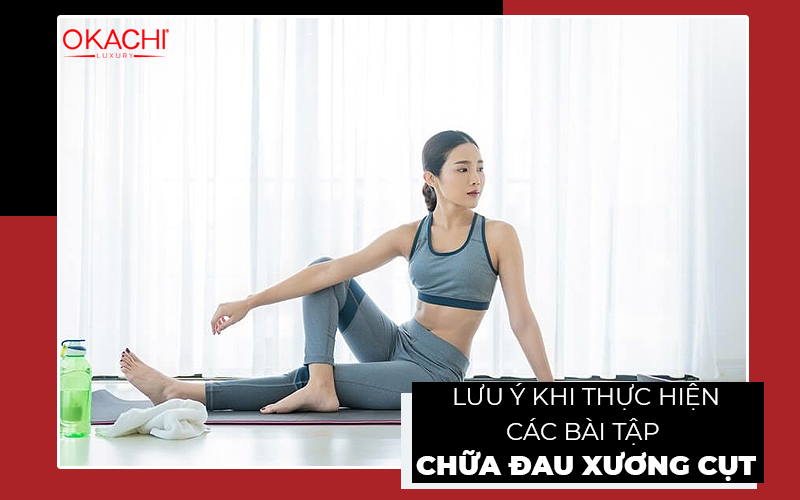 Lưu ý khi thực hiện các bài tập chữa đau xương cụt tại nhà