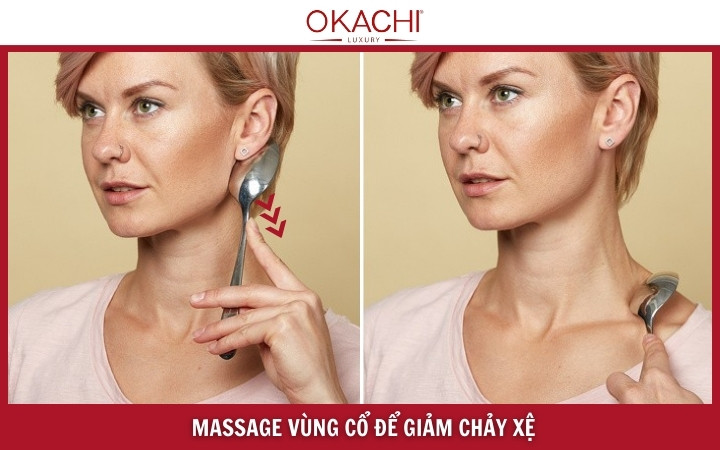 Massage vung co de giam chay xe