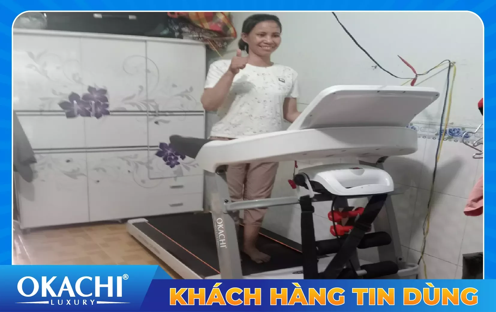 Máy đi bộ nhập khẩu OKACHI VICTORIA JP-800A