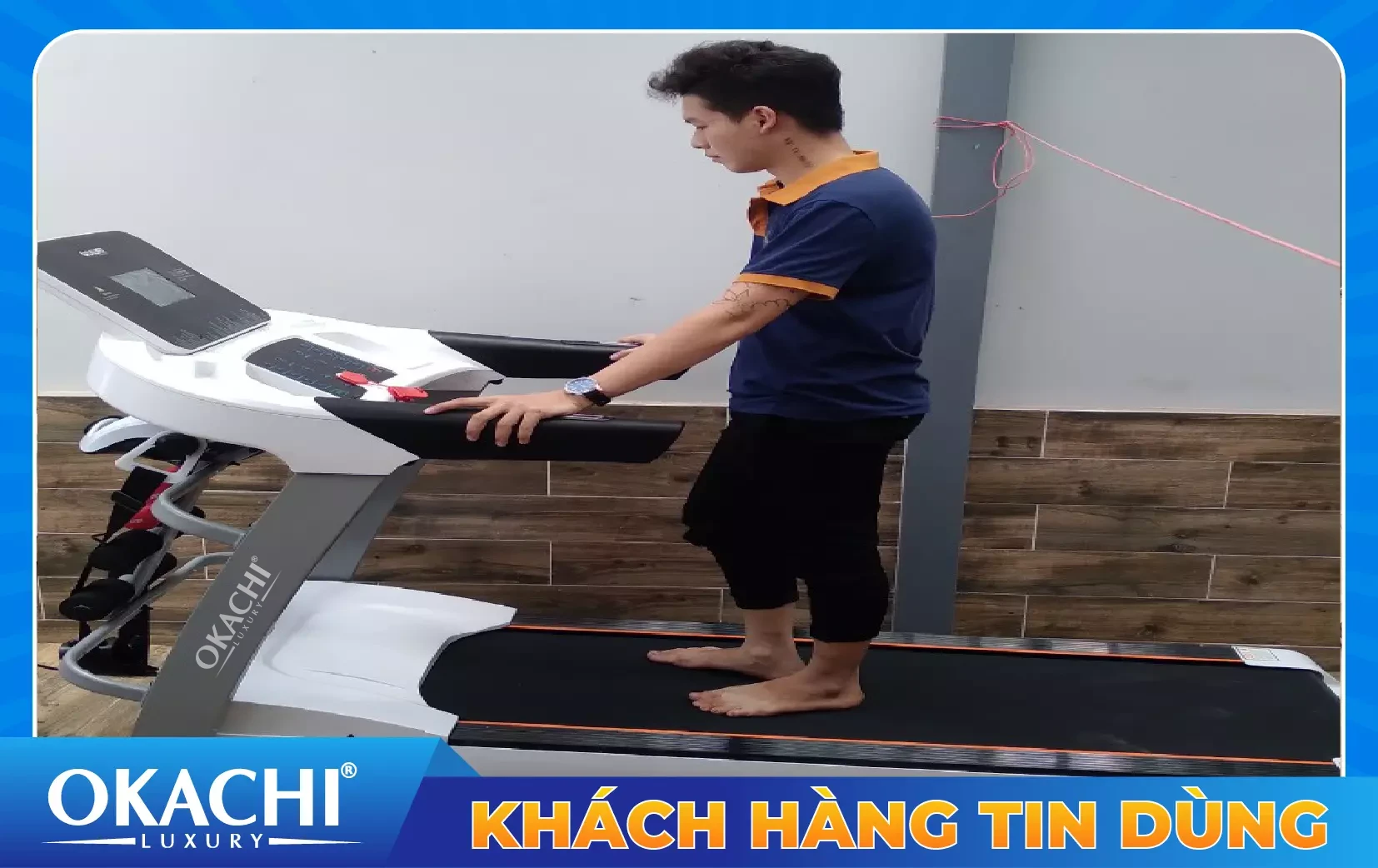 Máy đi bộ nhập khẩu OKACHI VICTORIA JP-800A