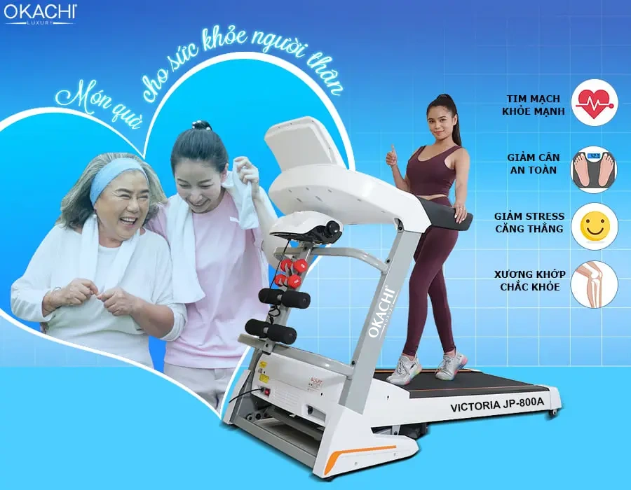 Máy đi bộ nhập khẩu OKACHI VICTORIA JP-800A
