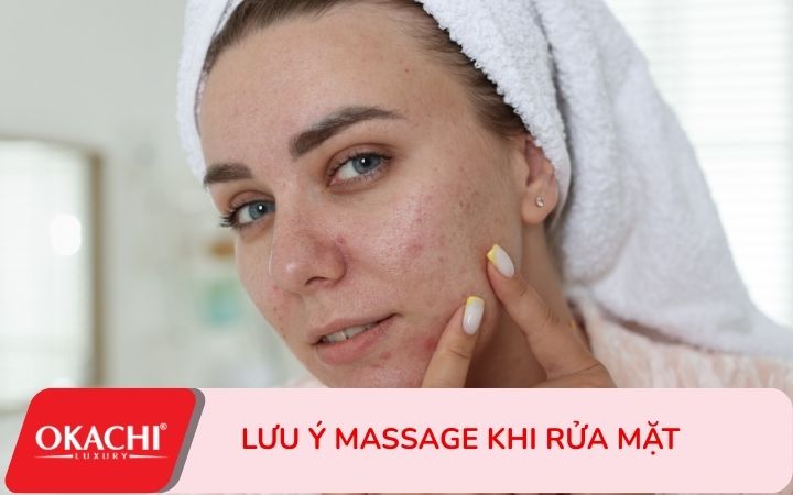 lưu ý khi rửa mặt 