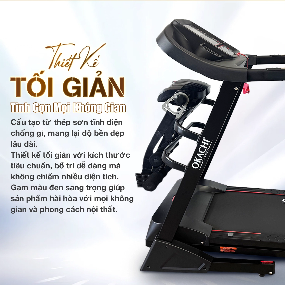 Máy chạy bộ OKACHI CYBER X3 PRO